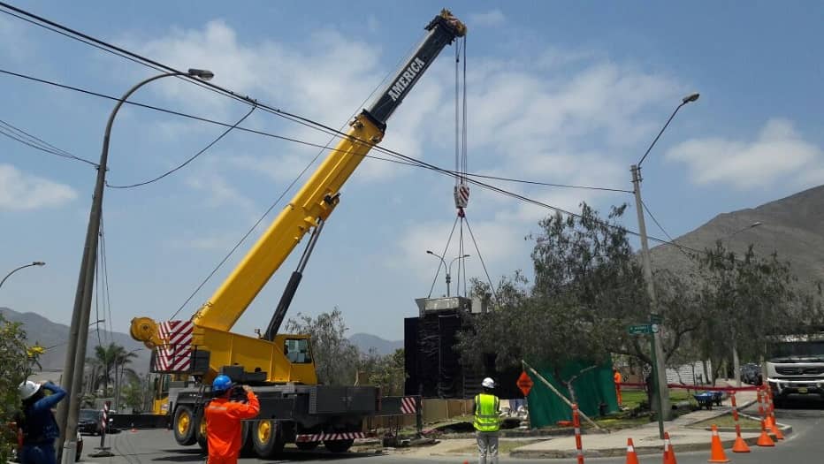 Instalación de arqueta subterránea